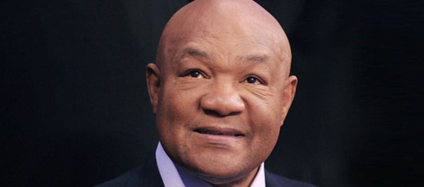 Cover Image for George Foreman Punches Back for America
