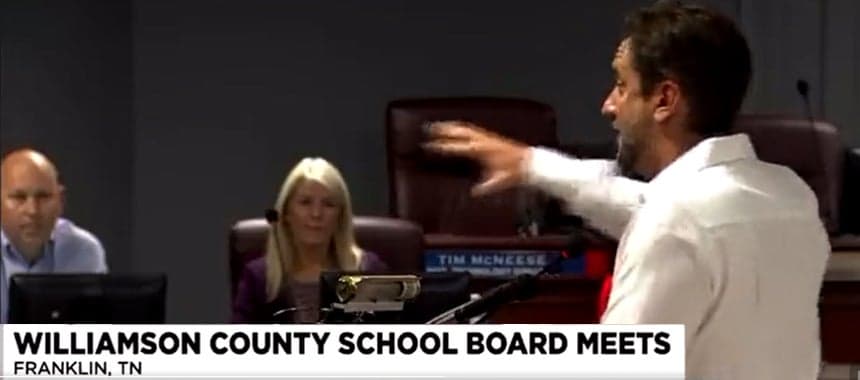 Cover Image for Clay Lays Down the Law on Masks to the School Board