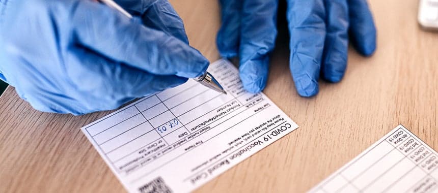 Cover Image for Libs Embrace “Your Vaccine Papers, Please.”