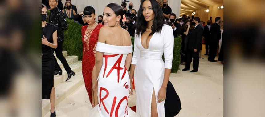 Cover Image for AOC’s Met Gala Moment Defines Elite Democrat Hypocrisy
