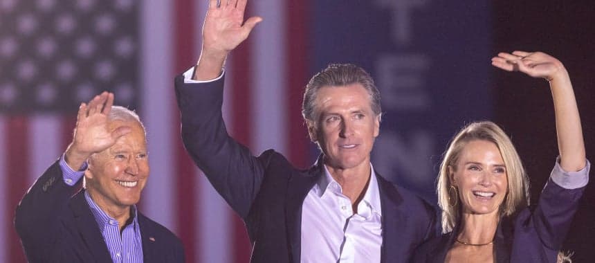 Cover Image for Biden Tries to Save Newsom by Campaigning Against Trump