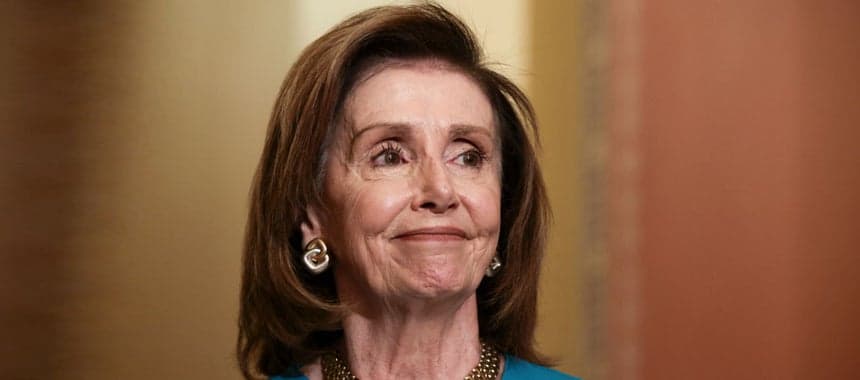 Cover Image for Pelosi Praises Biden’s “150,000” Vaccinations