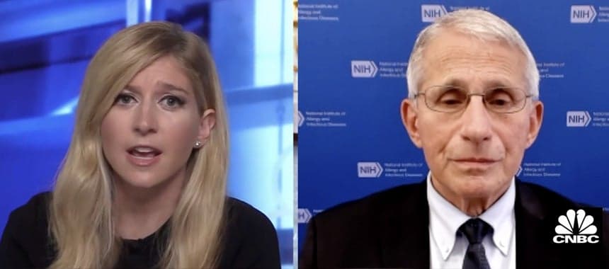 Cover Image for Fauci Dodges Question on Mounting Breakthrough Cases