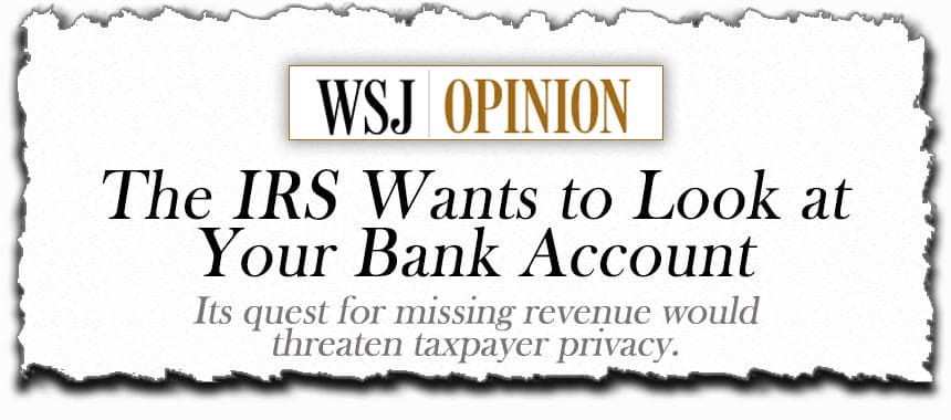 Cover Image for Be Very Afraid: Dems Want $70B for IRS Harassment