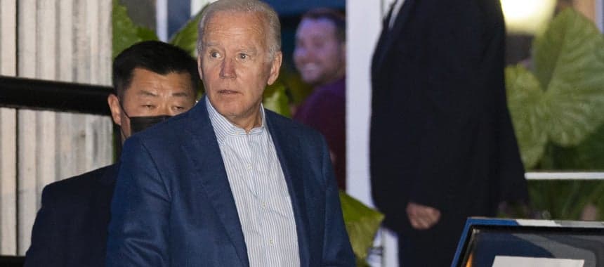 Cover Image for The Bidens Blow Off Masks for Fancy Dinner