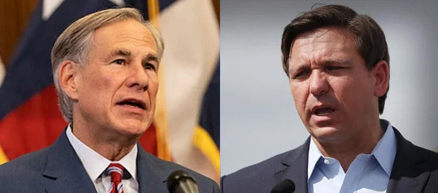 Cover Image for DeSantis, Abbott Lead Pushback Against Vaccine Mandates