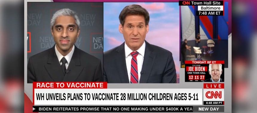Cover Image for Surgeon General Spreads Lies to Keep Kids Masked in School