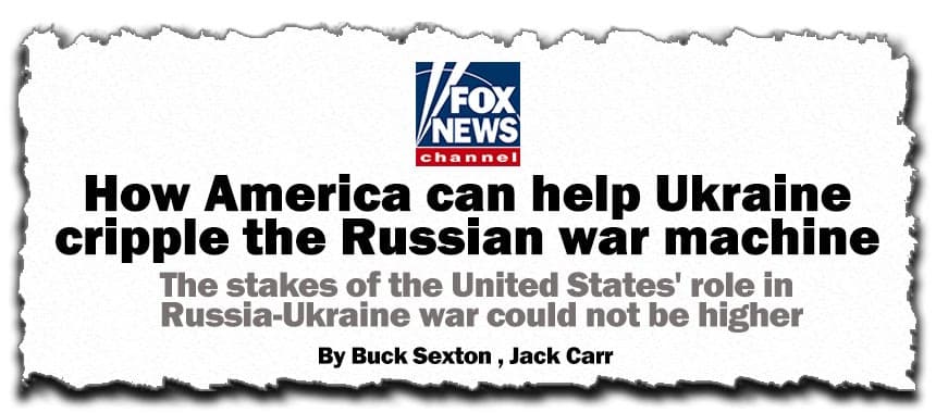 Cover Image for Buck and Jack Carr Co-Author Column on Ukraine
