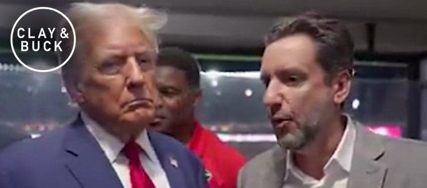 Cover Image for Clay Interviews Trump at the Georgia-Alabama Game