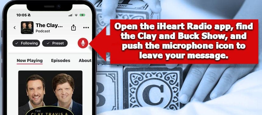 Cover Image for Record an iHeart Radio App Talkback Comment to Buck, Carrie and Ginger