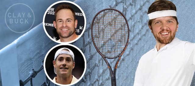 Cover Image for Tennis Legends Andy Roddick and John Isner Analyze Buck’s Serve!