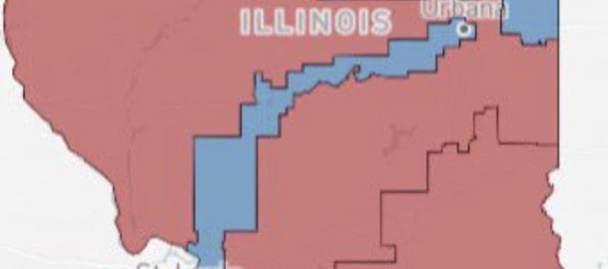 Cover Image for Check Out Gerrymandered Illinois — And Democrats Are Complaining About Texas?
