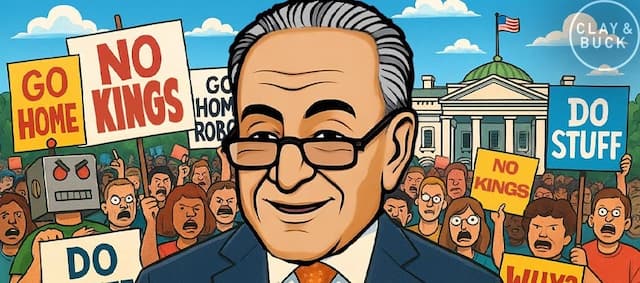 Cover Image for Dems Keeping Gov’t Shut for No Kings Rally