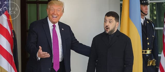 Cover Image for Trump and Zelensky Meet in Oval Office, Talk Peace in Ukraine