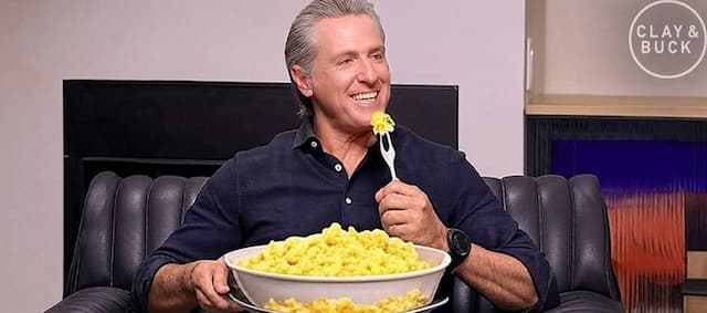 Cover Image for Gavin Newsom ROASTED: “Wonder Bread & Mac ‘n’ Cheese” Childhood Doesn’t Match Reality