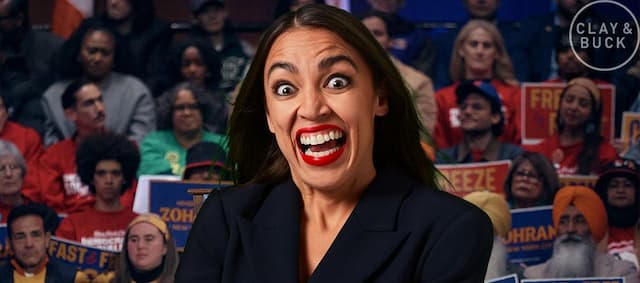 Cover Image for AOC Shouts at NYC Rally: “We’re Not the Crazy Ones — We Are SANE!”