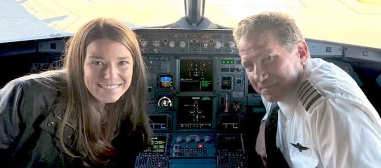 Carrie's Dad Makes Final Flight as American Airlines Pilot