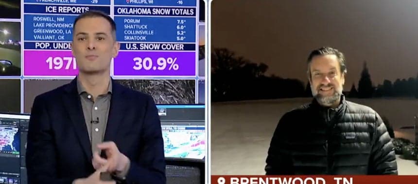 Cover Image for Snow Czar Clay Reports for Fox Weather