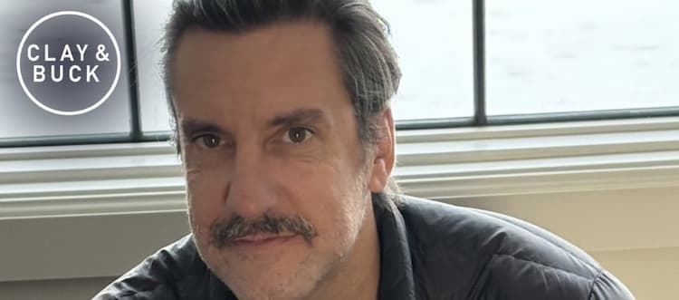 Clay Rocks the Stache!