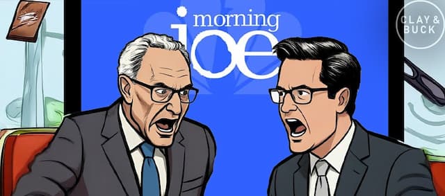 Cover Image for Morning Joe Turns on Schumer: “Yes or No?”