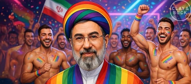 Cover Image for Trump: CIA Says Iran’s New Ayatollah Is Gay — Not That There’s Anything Wrong with That!