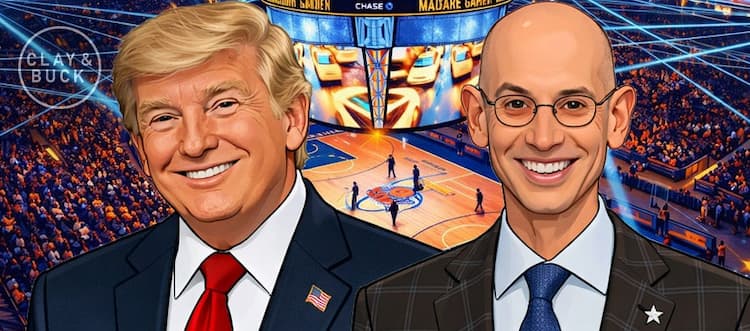 Adam Silver Welcomes Trump as "Genuine Knicks Fan" at NBA Finals: Cultural Shift Away from Woke?