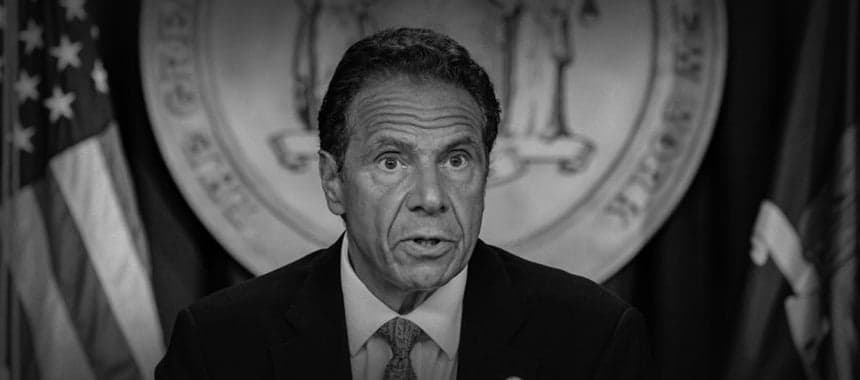 Cover Image for Blockbuster News! Cuomo Quits, Denies All Wrongdoing