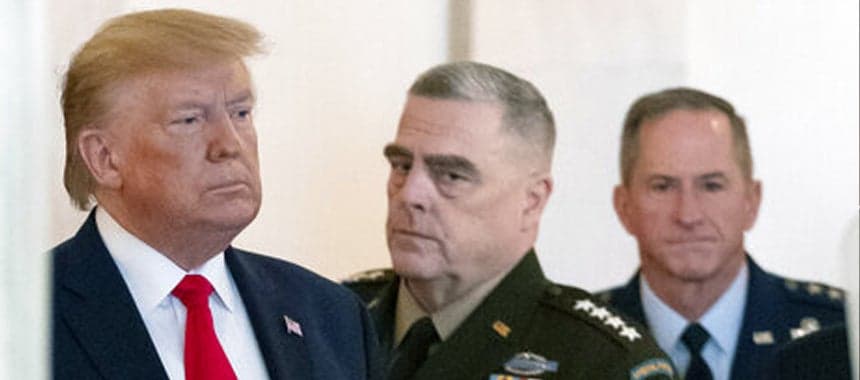 Cover Image for Milley Defense: It’s Not Treason If It’s Against Trump