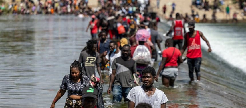 Cover Image for Why Are Thousands of Haitians Suddenly at the Border?