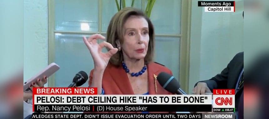 Cover Image for Pelosi Claims $4.5 Trillion in Spending “Costs Zero”