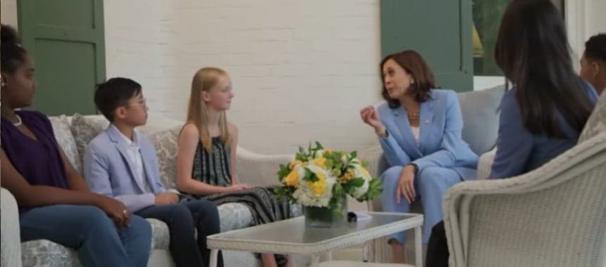 Cover Image for Kamala’s Cringey Video with Child Actors