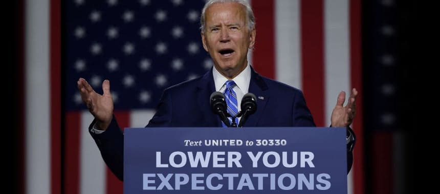 Cover Image for Biden’s New Slogan: Lower Your Expectations