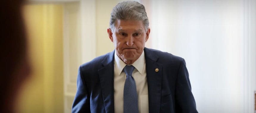 Cover Image for MoJo Fireworks! Manchin Has Plan to Switch Parties
