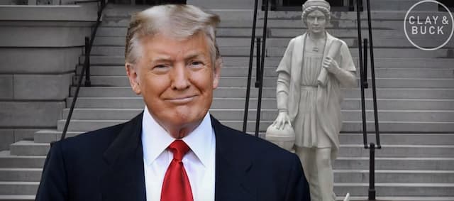 Cover Image for Trump Saves Columbus Statue – Puts It Up at White House!
