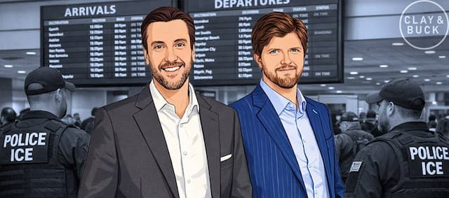 Cover Image for Clay & Buck Caller’s Idea Goes Viral — Trump Deploys ICE at Airports!