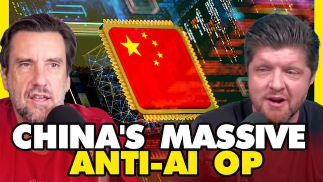 Cover Image for China Running MASSIVE Anti-AI Op On Americans