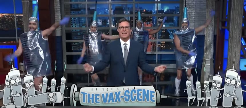Cover Image for This Is Comedy? Colbert Dances with Vaccines