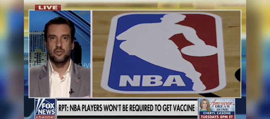 Cover Image for Clay on F&F: NBA Players Get Pass on Vaccine Mandate?