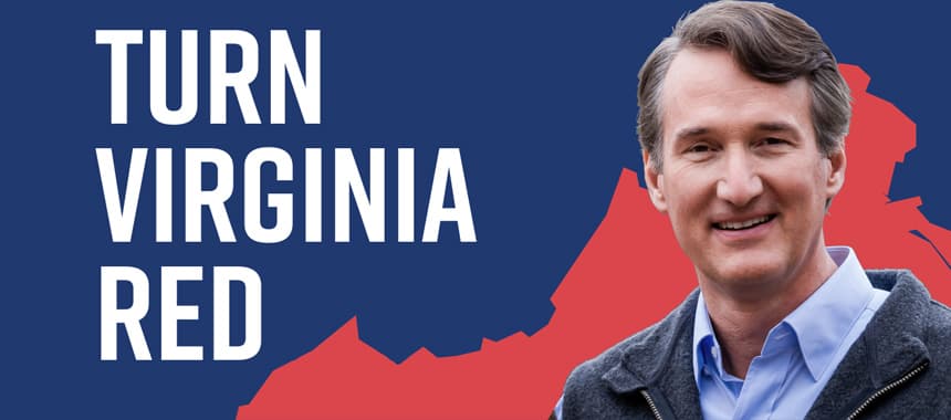 Cover Image for Dems In Panic: Youngkin and McAuliffe Tied in Virginia