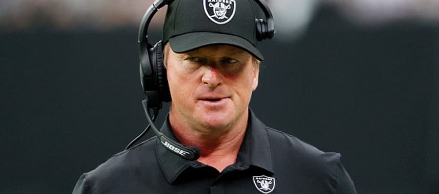 Cover Image for Gruden Case Highlights the Hypocrisy of NFL Cancel Culture