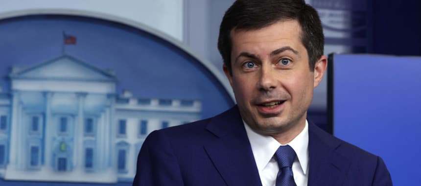 Cover Image for Buttigieg on Paternity Leave as Ports Collapse