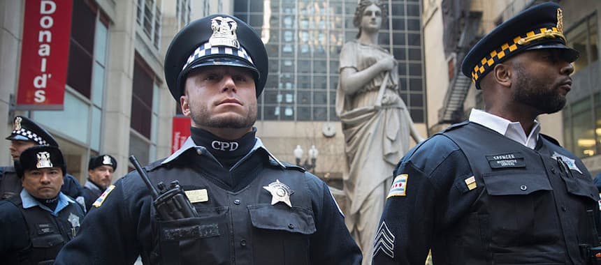 Cover Image for Chicago Cops Hold the Line Against Mandates