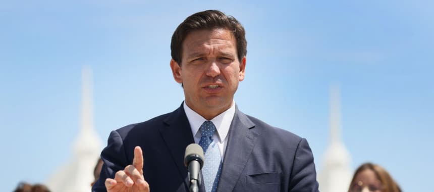 Cover Image for DeSantis to Out-of-State Law Enforcement: Move to Florida